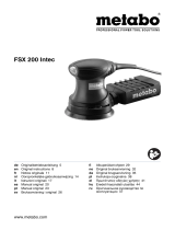 Metabo FSX 200 INTEC Manuale utente