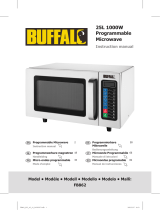 Buffalo FB862 25L 1000W Programmable Microwave Manuale utente