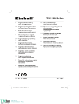 EINHELL TE-CI 18 Li BL-Solo Manuale utente