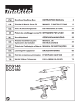 Makita DCG140 Cordless Caulking Gun Manuale utente