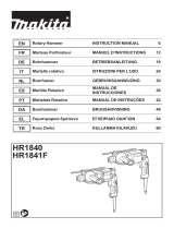 Makita HR1840 Rotary Hammer Manuale utente