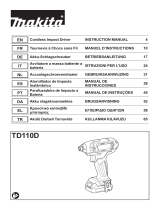 Makita TD110D Manuale utente