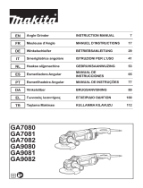 Makita GA7080 Manuale utente