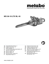 Metabo MS 36-18 LTX BL 40 Manuale utente