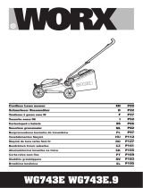 Worx WG743E Cordless Lawn Mower Manuale utente