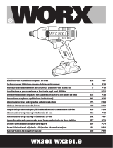 Worx WX291.9 Lithium-Ion Cordless Impact Driver Manuale utente