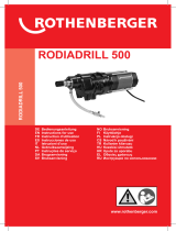 Rothenberger RODIADRILL 500 Manuale utente