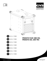 GYS PRO FLEX 280 CEL Inverter Welder Machine Manuale utente