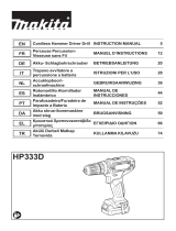 Makita HP333D Manuale utente
