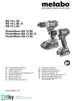 Metabo PowerMaxx Series 12 BL Manuale utente