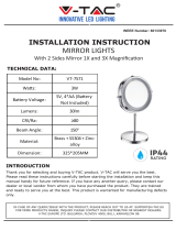 V TAC V-TAC VT-7571 Mirror Lights Manuale utente