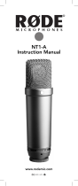 RODE Microphones NT1-A Vocal Condenser Microphone Manuale utente