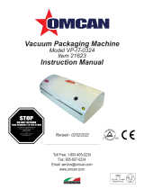 Omcan VP-IT-0324 Manuale utente