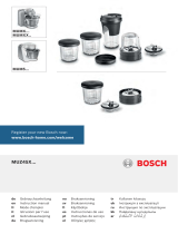 Bosch MUZ45X Manuale utente