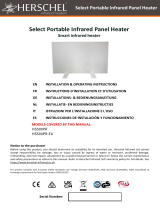 Herschel HS500PR-EU Select Portable Infrared Panel Heater Manuale utente