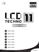 GYS LCD Techno 11 Manuale utente