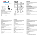 V TAC V-TAC VT-749 LED Lantern Wall Lamp Manuale utente