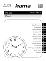 Hama “Pure” / “MaxR” Wall Clock Manuale utente