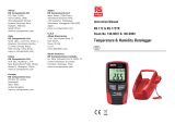 RS PRO RS-172TK Temperature and Humidity Datalogger Manuale utente