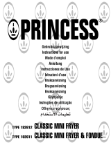 Princess Mini Friteuse Et Fondue 840 W 1,2 L Argenté 182611 Manuale del proprietario