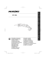 Hikoki CR10DL Cordless Electric Reciprocating Saw Manuale utente