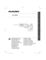 Hikoki CR18DSL 18V Cordless Reciprocating Saw Manuale utente