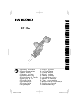 Hikoki CR 12DA Cordless Reciprocating Saw Manuale utente