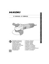 Hikoki G 12SA4 Angle Grinder Manuale utente