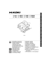 Hikoki C 6U3 Circular Saw Manuale utente