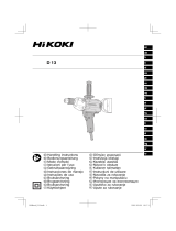 Hikoki D13 240v 13mm R Drill Manuale utente
