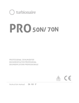 turbionaire Pro 70N Professional Dehumidifier Manuale utente
