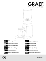 Graef CM702 Coffee Grinder Manuale utente