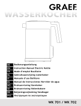 Graef WK 701 Stainless Steel Electric Water Kettle Manuale utente