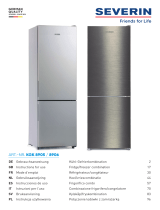 SEVERIN KGK 8905, 8906 Refrigerator Freezer Manuale utente
