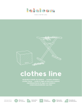 lalaloom clothes line Manuale utente
