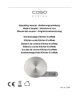Caso Design EcoMaster 3267 Design Kitchen Scales Manuale utente