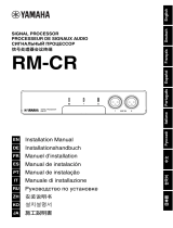 Yamaha RM-CR Manuale utente