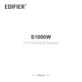 EDIFIER S1000W Manuale utente