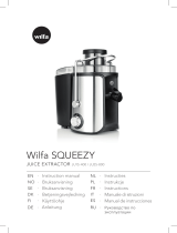 Wilfa JU1S-400, JU2S-800 SQUEEZY Juice Extractor Manuale utente