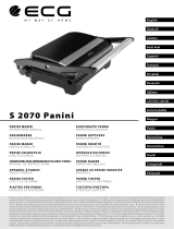 ECG S 2070 Panini Maker Manuale utente