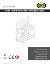 AXI Rosa Sand & Water Play Kitchen Medium Manuale utente