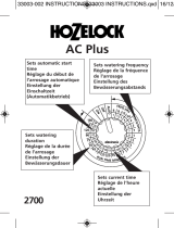 Hozelock AC Plus 2700 Water Timer Manuale del proprietario