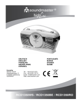 Soundmaster RCD1350WS Manuale utente