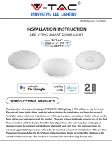 V TAC V-TAC VT-5141 LED TAC Smart Dome Light Manuale utente