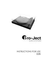 Pro-Ject Audio System Pro-Ject Audio System X2B Turntable Manuale utente
