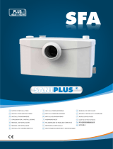 SFA SPUPSTD Saniplus UP Saniflow and Toilet Macerator Manuale utente