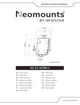 Neomounts wl15-625bl1 Manuale utente