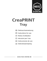 MERZ DENTAL CreaPRINT Tray Manuale utente