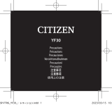 Citizen YF30 Manuale utente