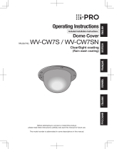 i-PRO i-PRO WV-CW7S Dome Cover ClearSight Coating Manuale utente